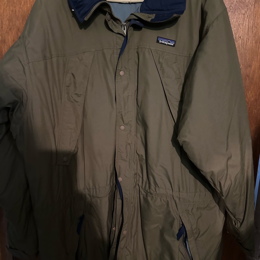 Patagonia Men's Olive Jacket excellent condition fits true to size